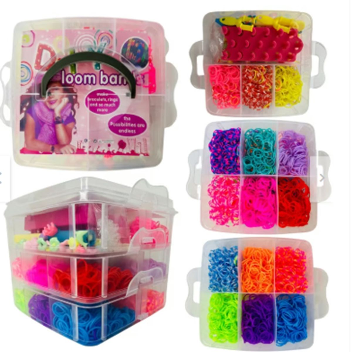 GENERICO - Set de Pulseras Ligas Kit