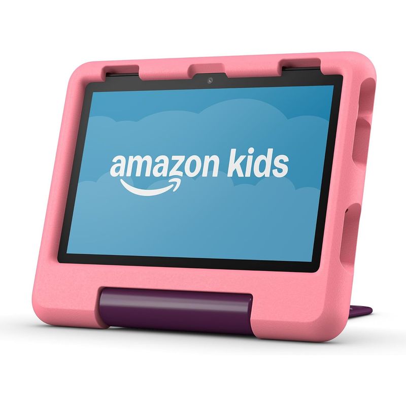 AMAZON - Tablet Amazon Fire HD 8 Kids 12va Gen 2024 - 3 a 7 años - 32GB - Rosa