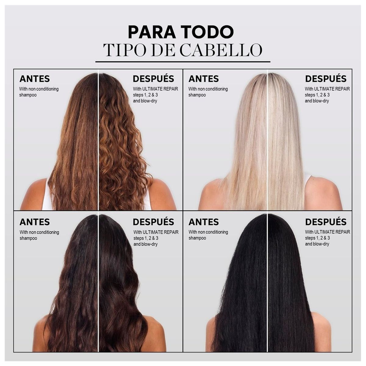 WELLA - Shampoo 1000ml Acondicionador Mascarilla Miracle Wella Ultimate Repair