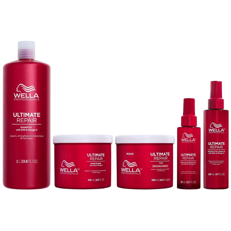 WELLA - Tratamiento Reparador para Cabello Dañado Wella Ultimate Repair 1000ml