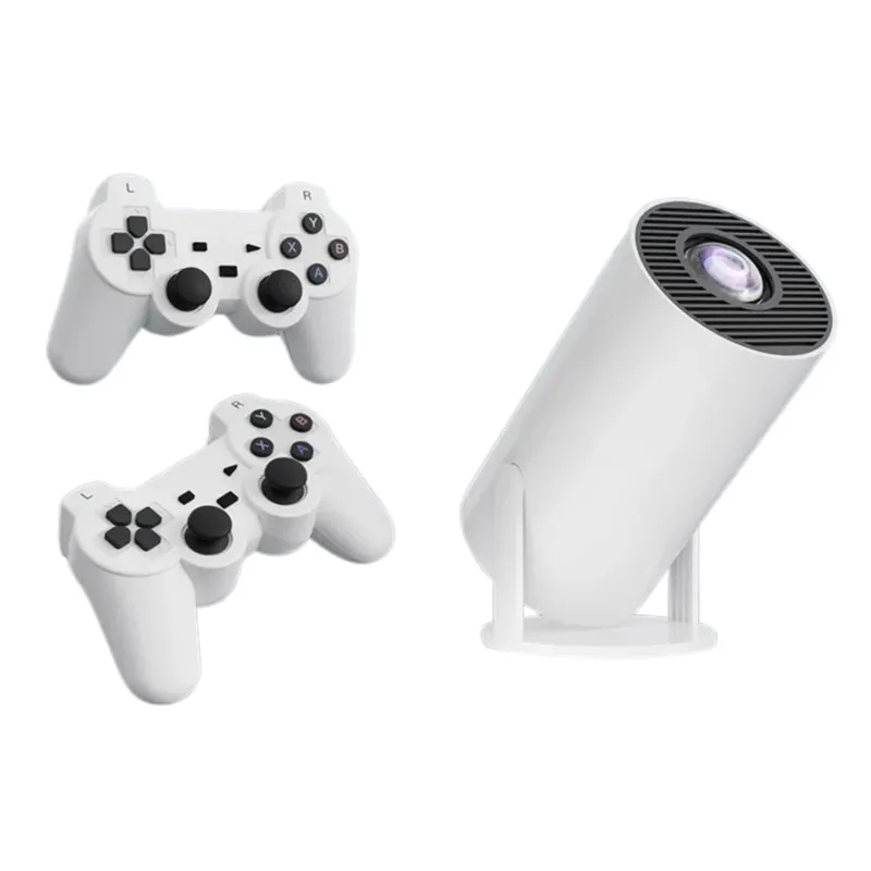 GENERICO - Mini Proyector Portátil Inteligente con Juegos + 2 Mandos