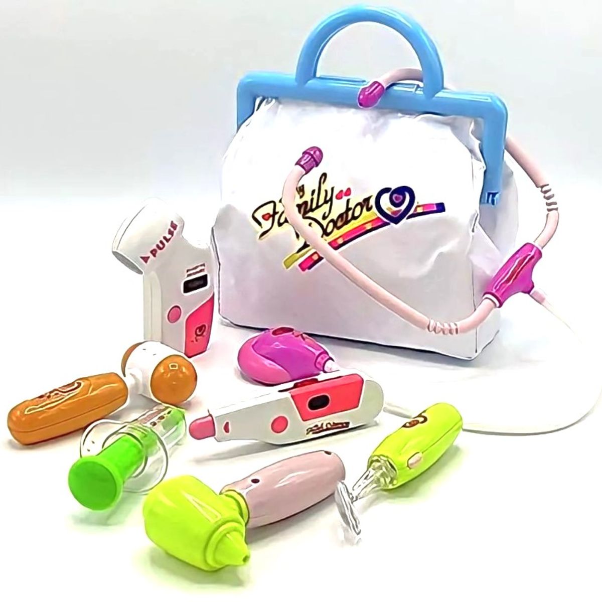 GENERICO - Set de Doctora + accesorios para Niñas Luz y Sonido