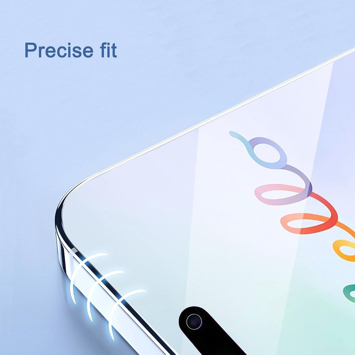 GENERICO - Mica Vidrio templado Anti espia+protector de camara x3 iPhone 16 plus