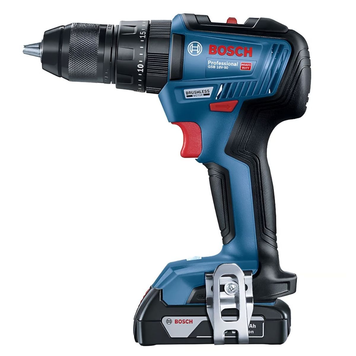 BOSCH - Taladro GSB 18V-50+ Llave de Impacto GDX 18V-200+ Baterias BOSCH