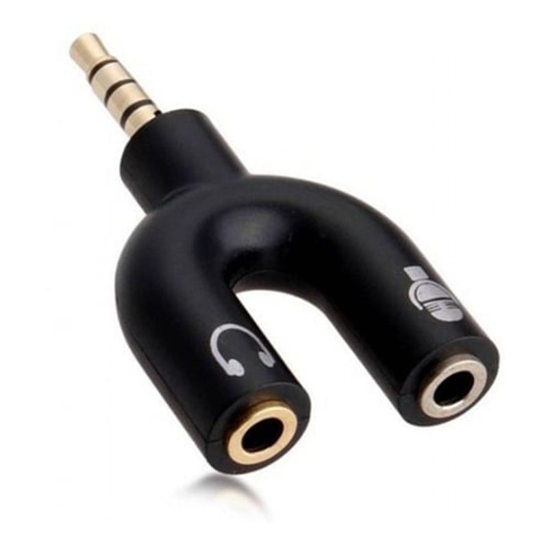 GENERICO - Adaptador De Plug 3.5mm A 2 Jack Tipo Y Ye Micro Audio