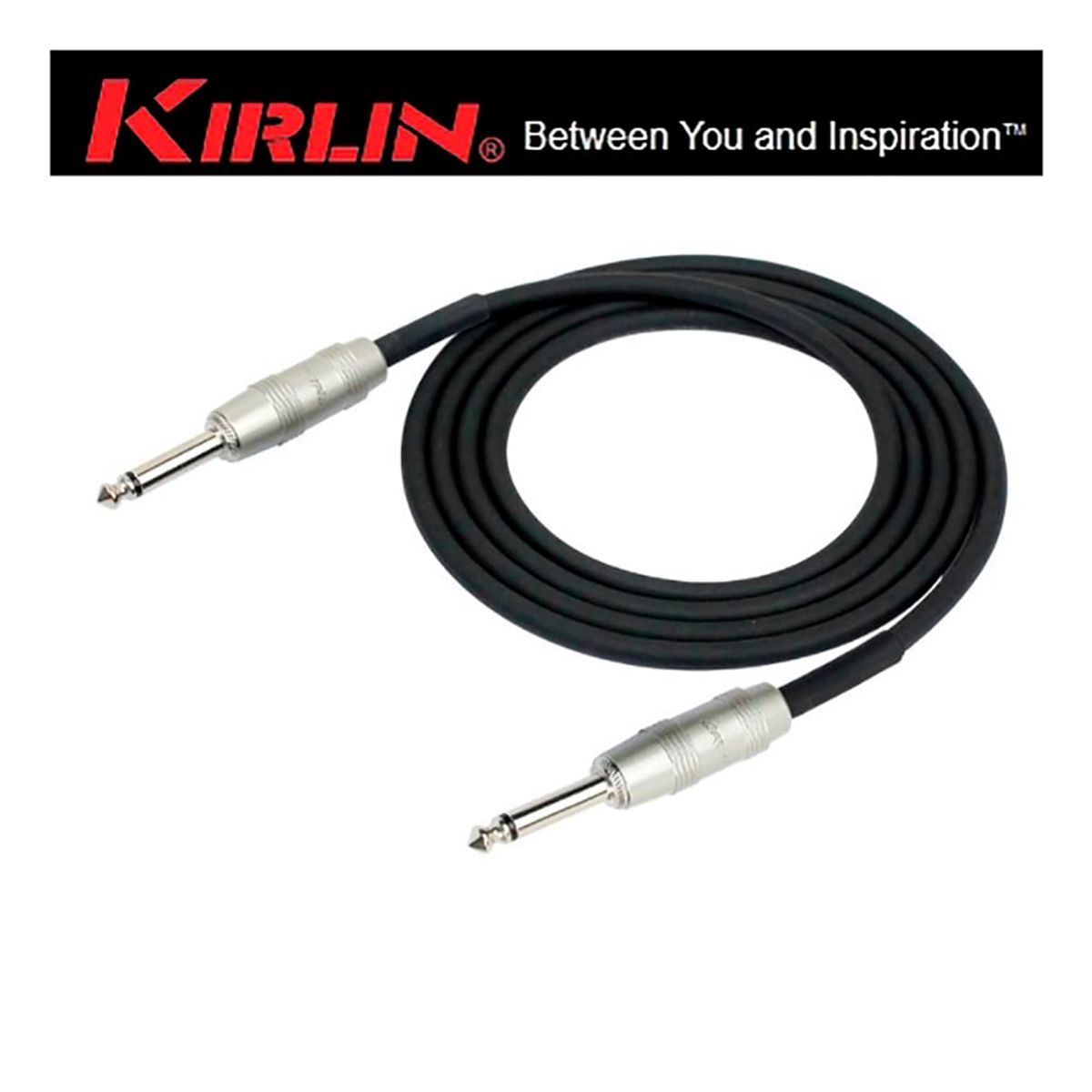 KIRLIN - Cable Plug/Plug 6.3mm mono 8 metros -INSTRUMENTOS musicales KIRLIN USA
