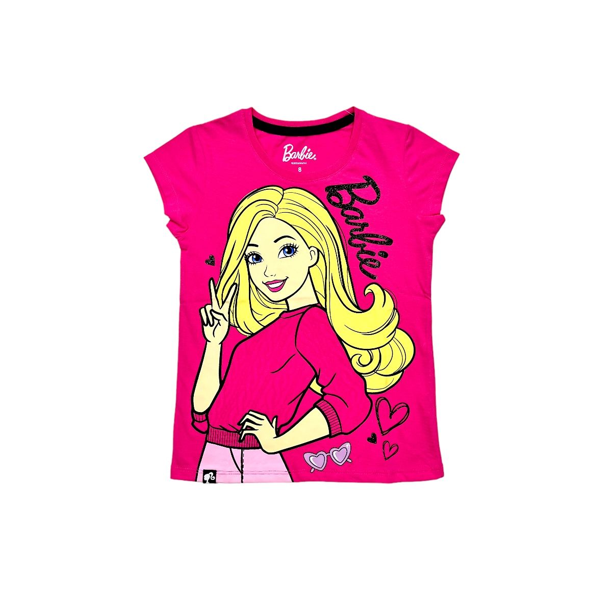 BARBIE - POLO BAS MC NIÑA BARBIE FUCSIA