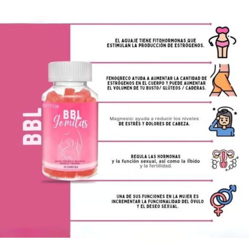 GOMITAS DE AGUAJE BBL GENERICO | falabella.com