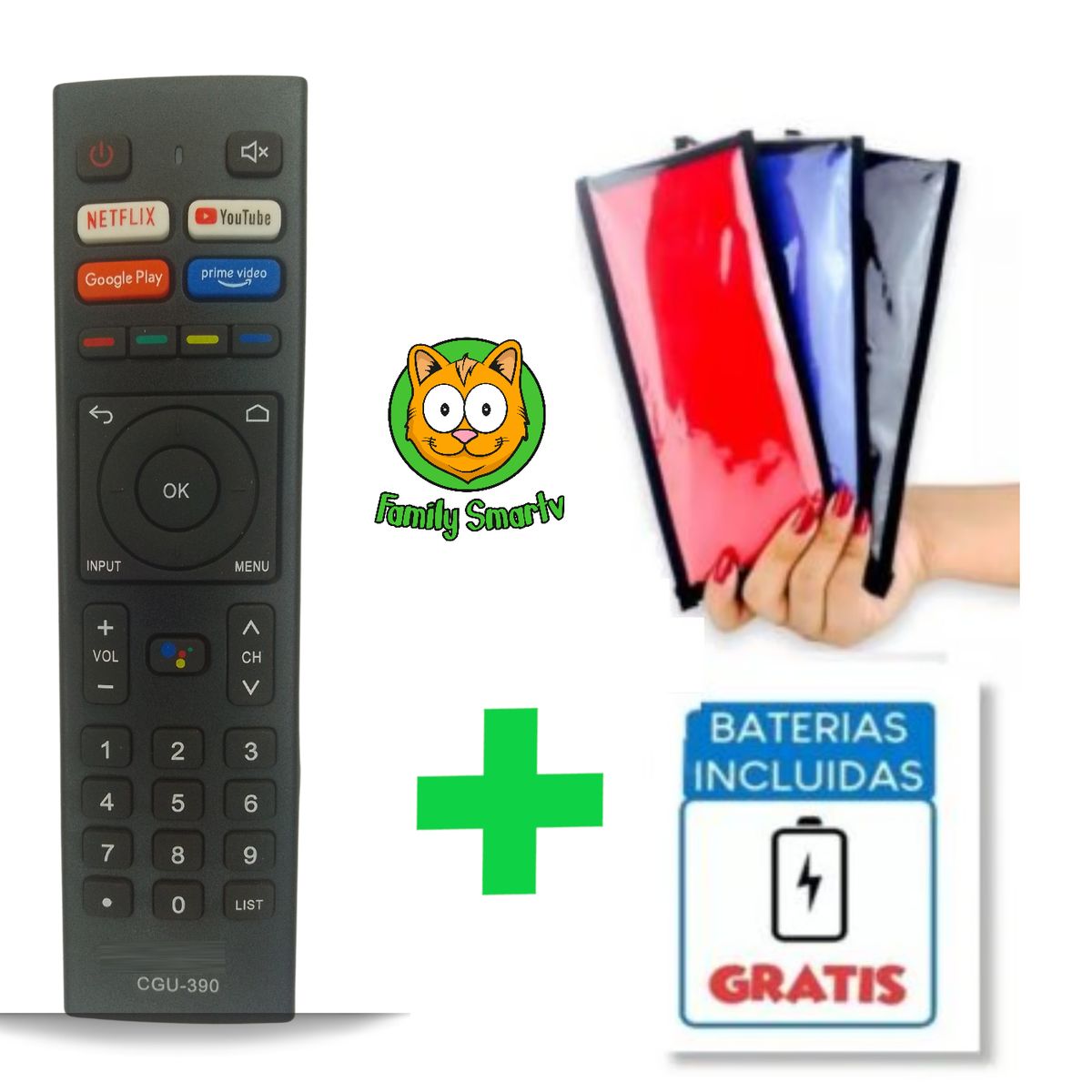 GENERICO - Control Remoto para Bgh Version 2024 + Funda