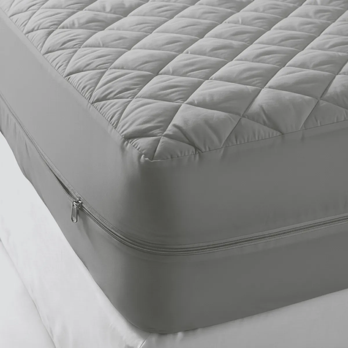 GENERICO - Forro de colchón con cierre 1.5 PLAZAS Impermeable - Antiácaros - Acolchado I DREAM SUPREME