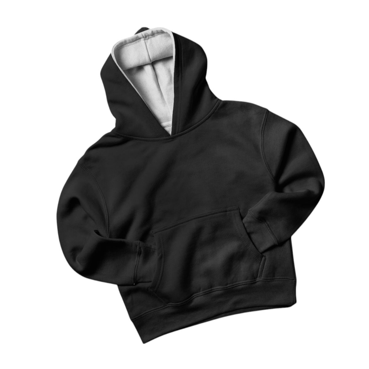 GENERICO - POLERA NEGRO NIÑO CLASICO