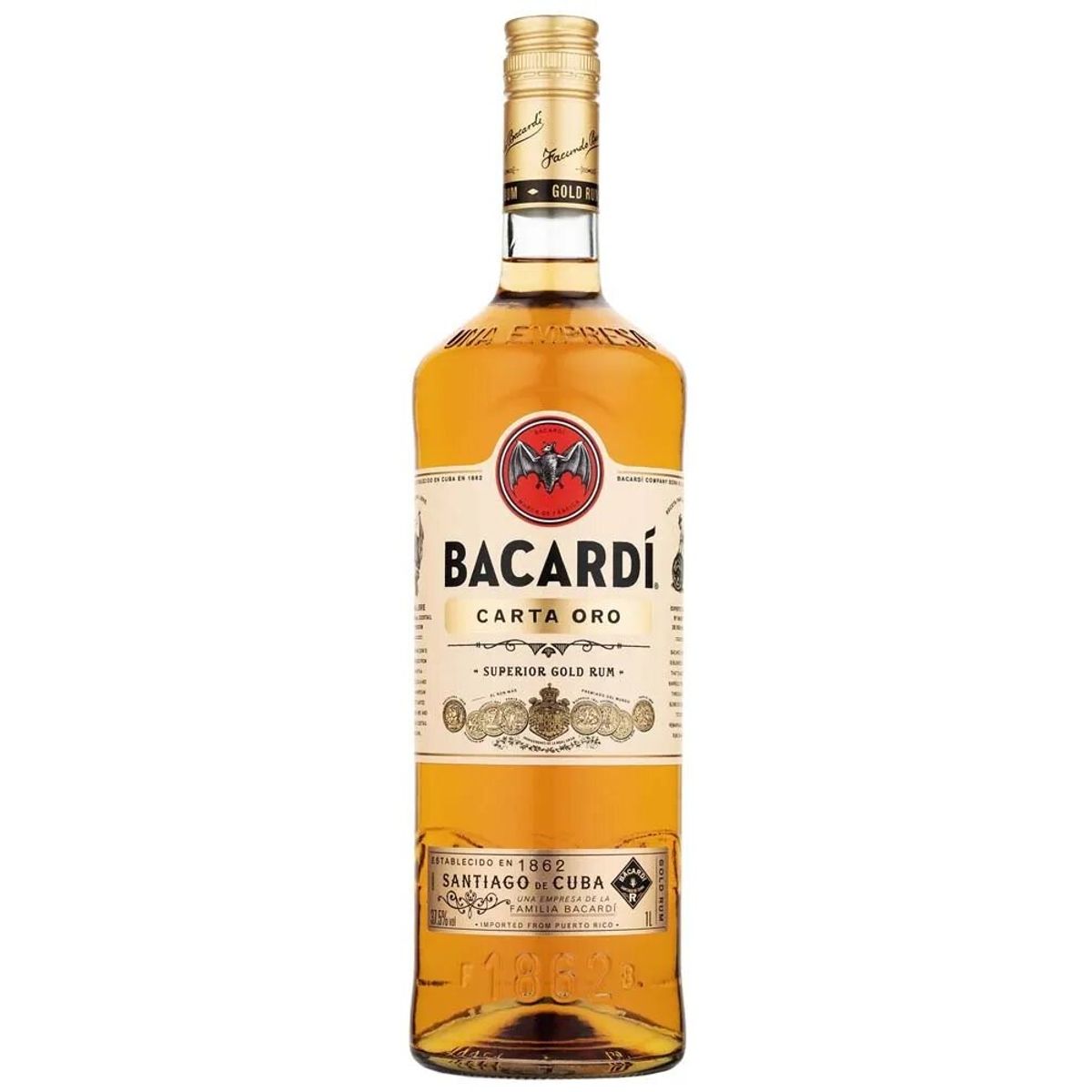 BACARDI - Ron Bacardi Oro 980ML