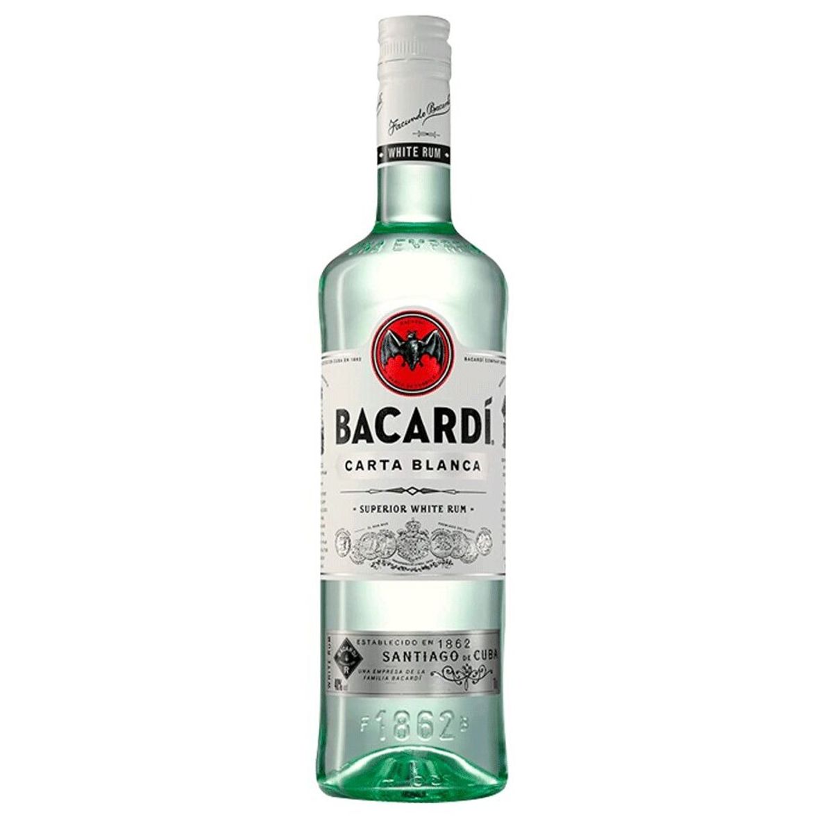 BACARDI - Ron Bacardi Blanco 750ML