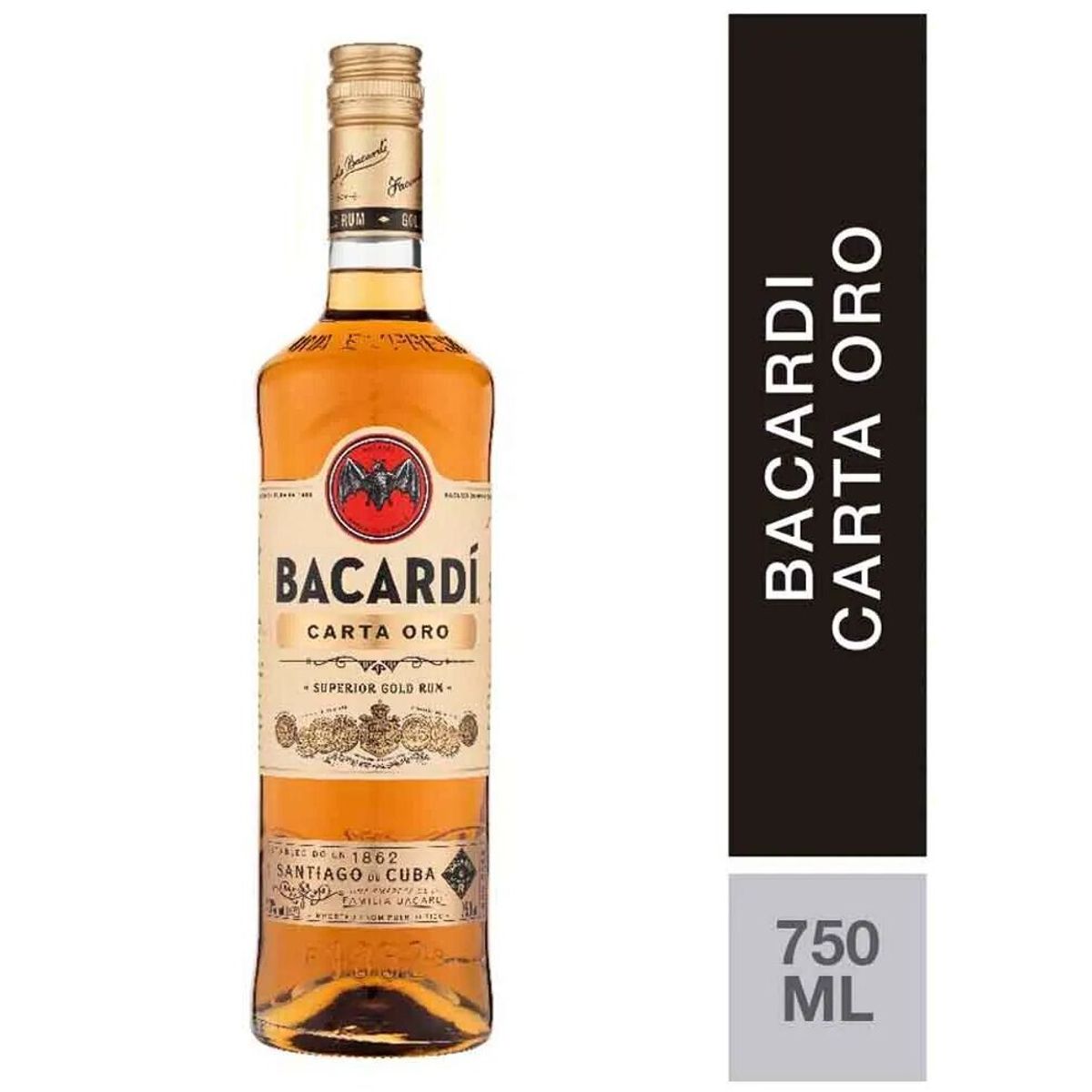 BACARDI - Ron Bacardi Oro 750ML