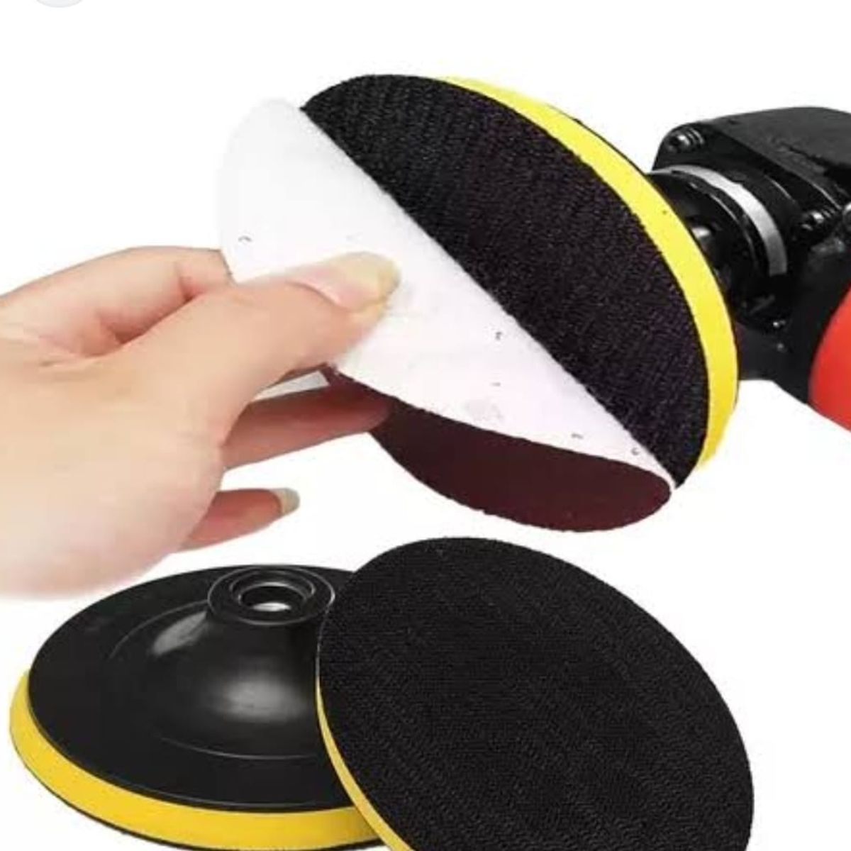 GENERICO - BASE DISCO  VELCRO PARA  LIJAR MADERA DE 41/2 PARA AMOLADORA