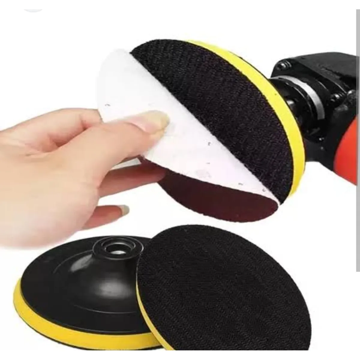 GENERICO - BASE DISCO  VELCRO PARA  LIJAR MADERA DE 41/2 PARA AMOLADORA