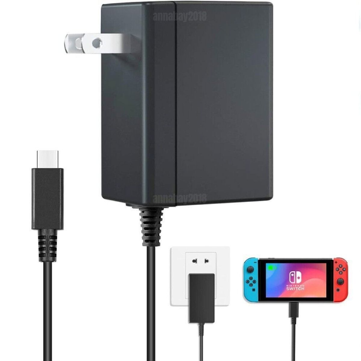 VARIOS - Cargador nintendo switch ac adapte