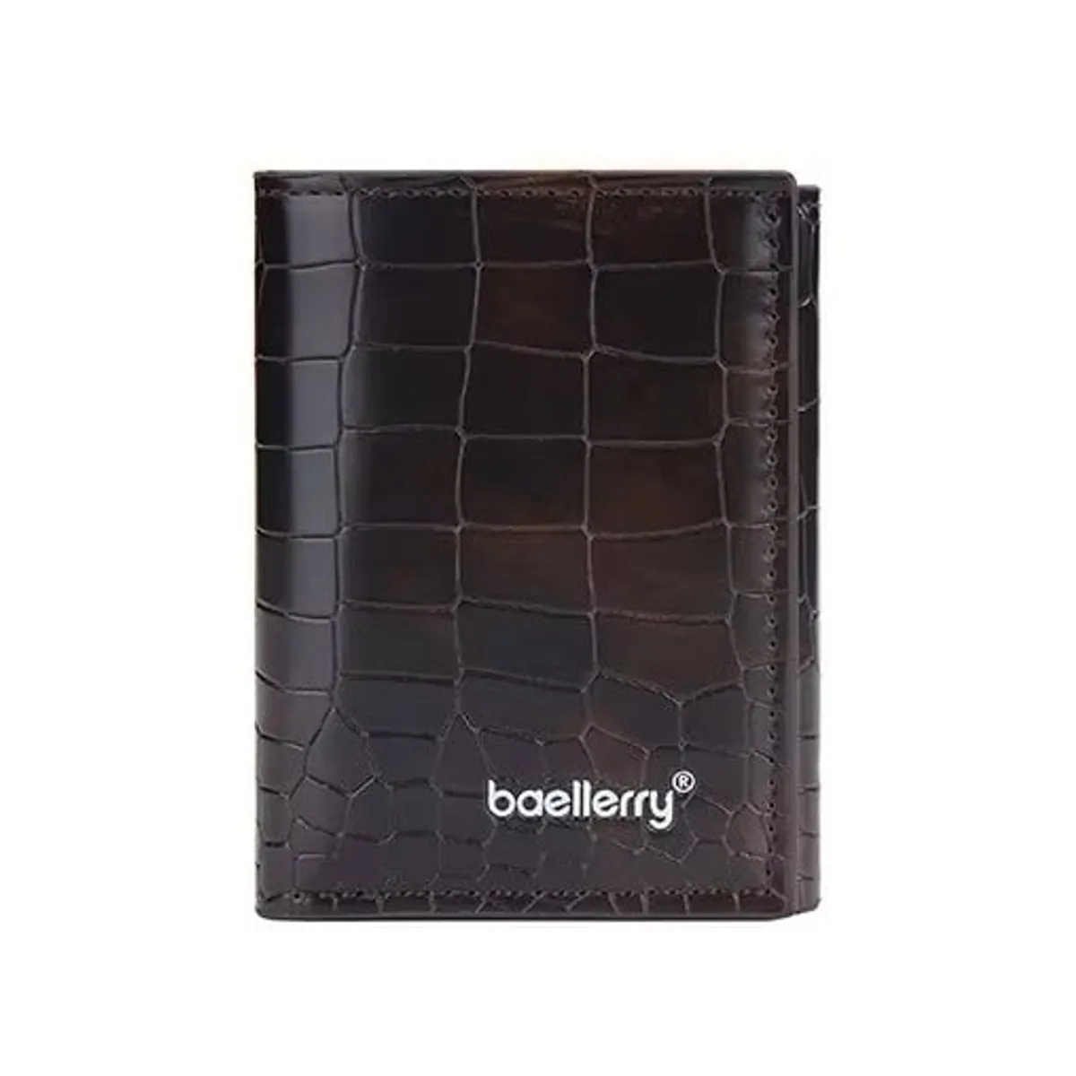 BAELLERRY - Billetera Baellerry Cocodrilo Hombre RFID Tarjetero Billetes
