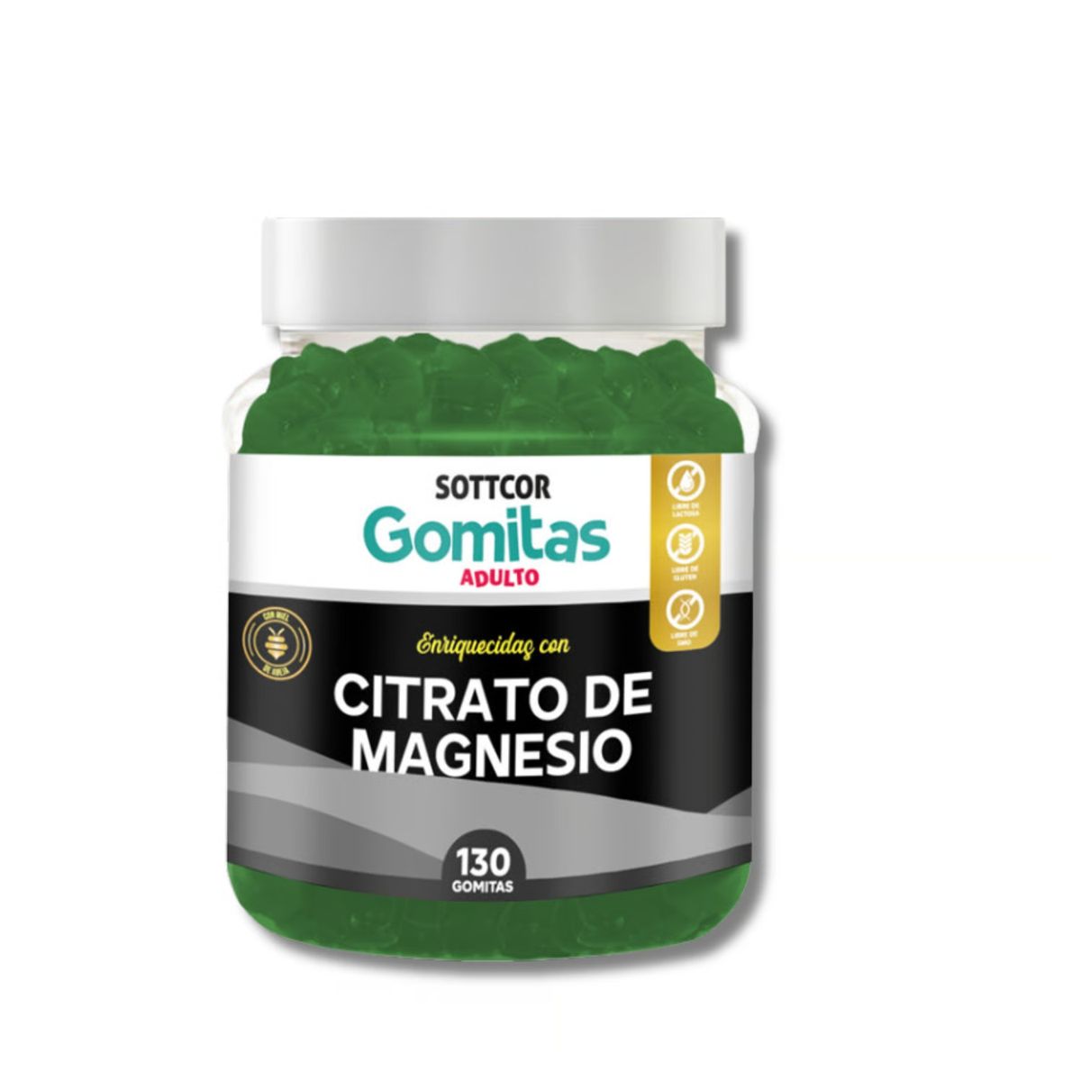 GENERICO - CITRATO DE MAGNESIO - SOTTCOR GOMITAS ADULTOS -130 GOMITAS