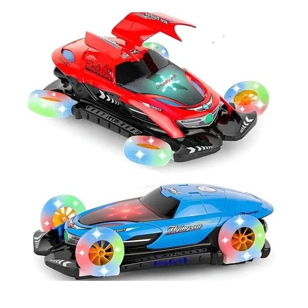 GENERICO - Juguete Coche Giratorio 360 Grados Con Luces Y Sonido