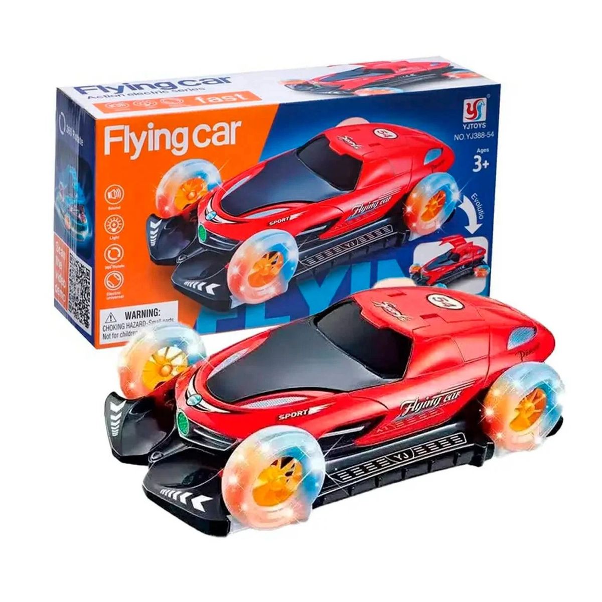 GENERICO - Coche con Luces y Música Juguete a Batería para Niños