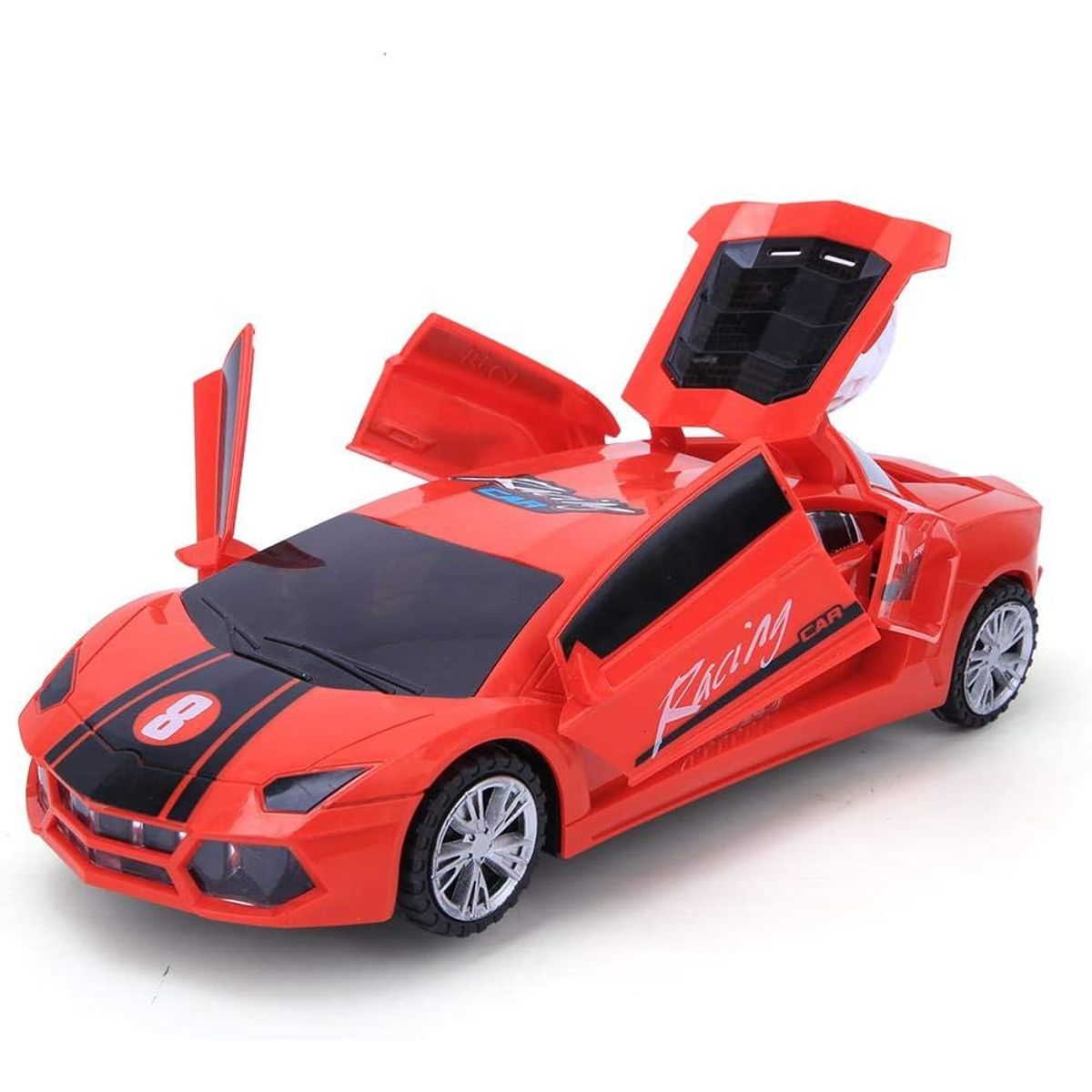 GENERICO - Juguete Auto Luces Led Incorporadas Eléctricas Giratorio