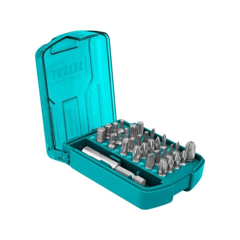 TOTAL TOOLS - SET DE PUNTAS 29PZS DESTORNILLADORES TIPO BROCA PHILLIPS-TACSD10306