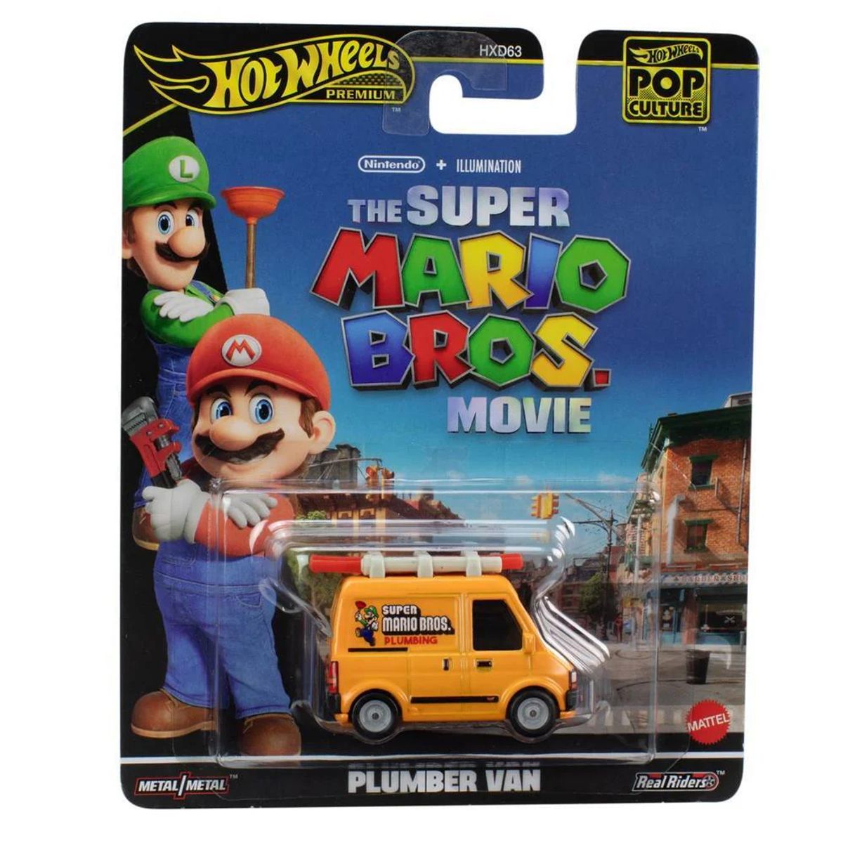 HOT WHEELS - Hot Wheels Pop Culture Metal Super Mario Bros Plumber Van