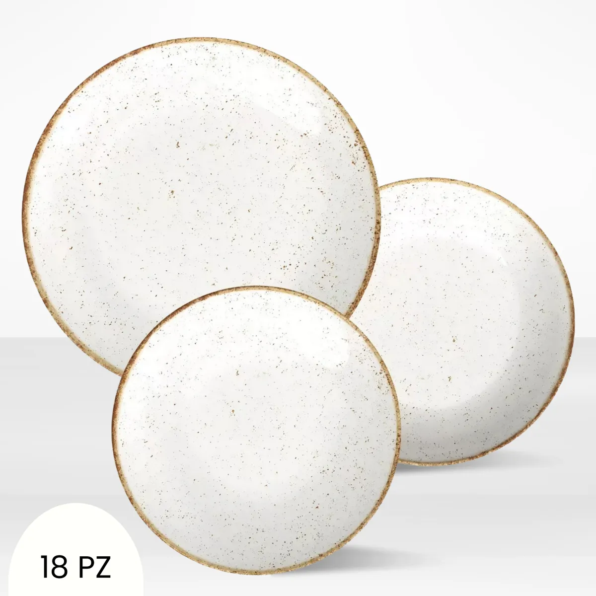 TRAMONTINA - Juego de Vajilla X18 Piezas Rustic Tramontina