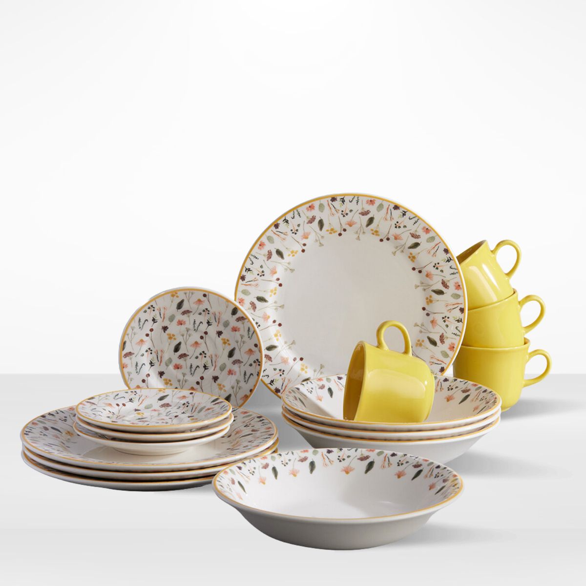 CORONA - Juego de Vajilla Ashley 16 Piezas Corona