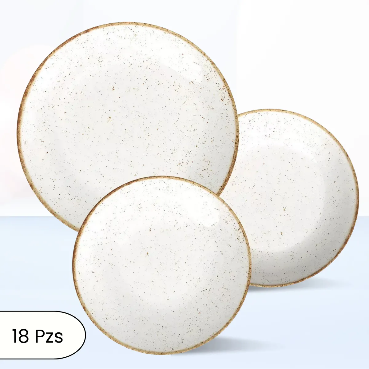 TRAMONTINA - Juego de Vajilla X18 Piezas Rustic Tramontina