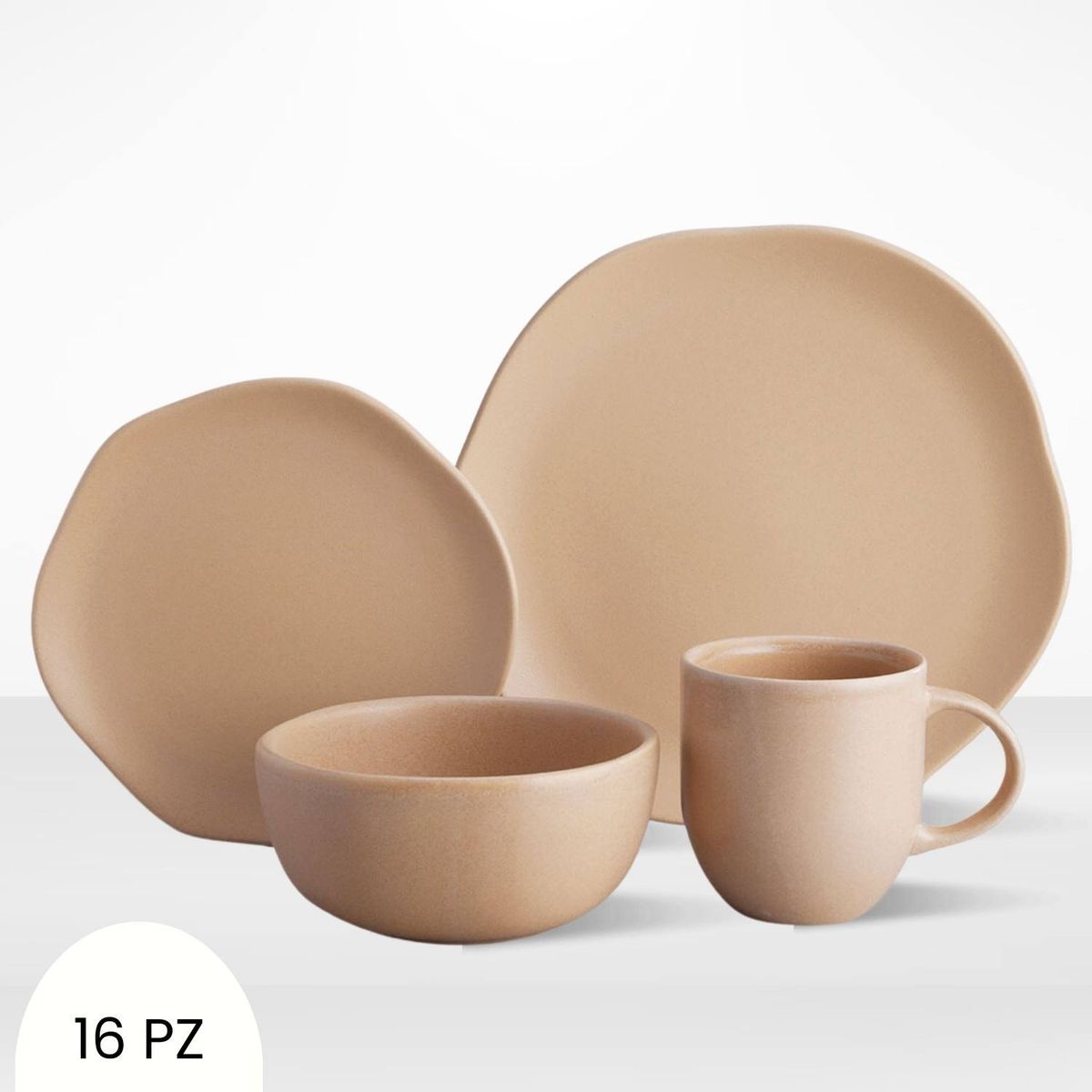 CORONA - Juego de Vajillas Areia 16 Piezas Corona