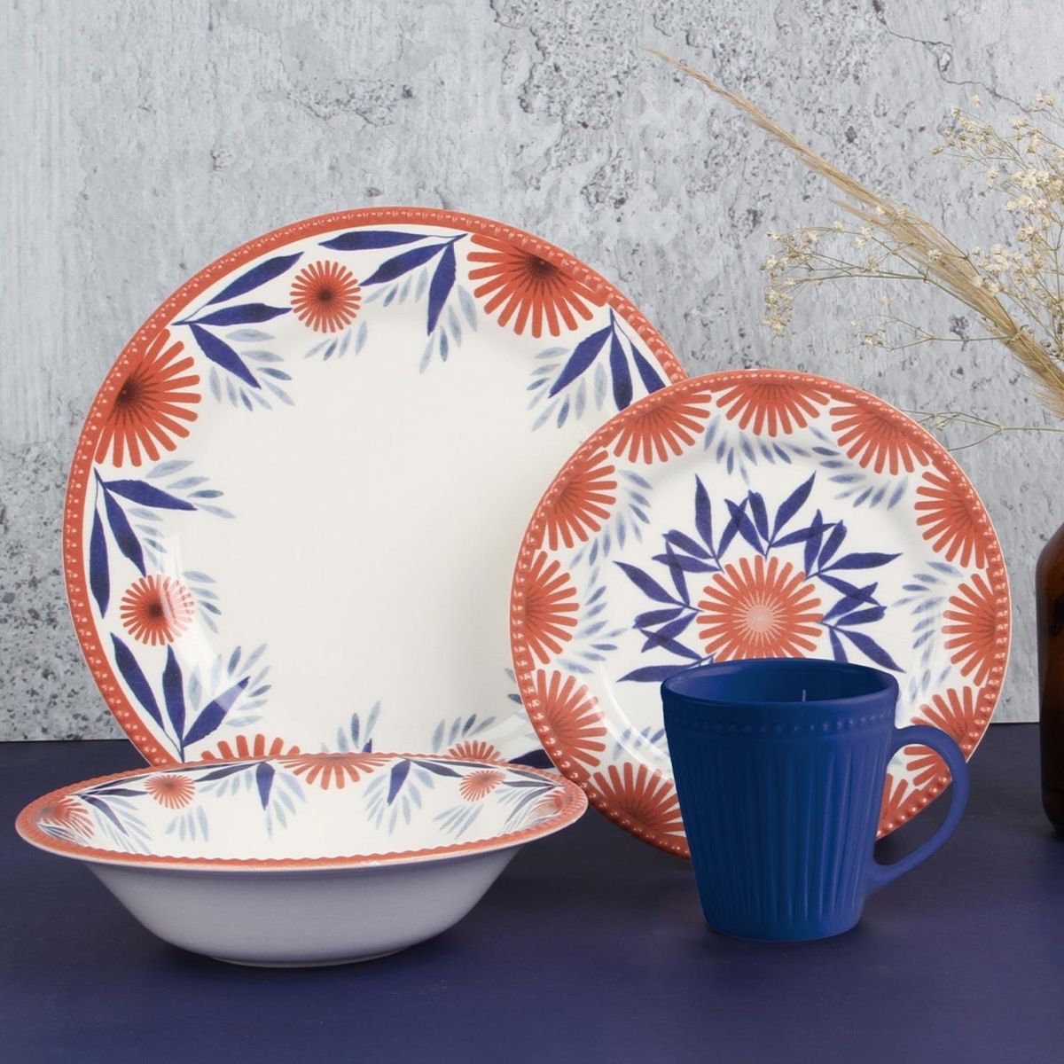 CORONA - Juego de Vajilla Kaira 16 Piezas Corona