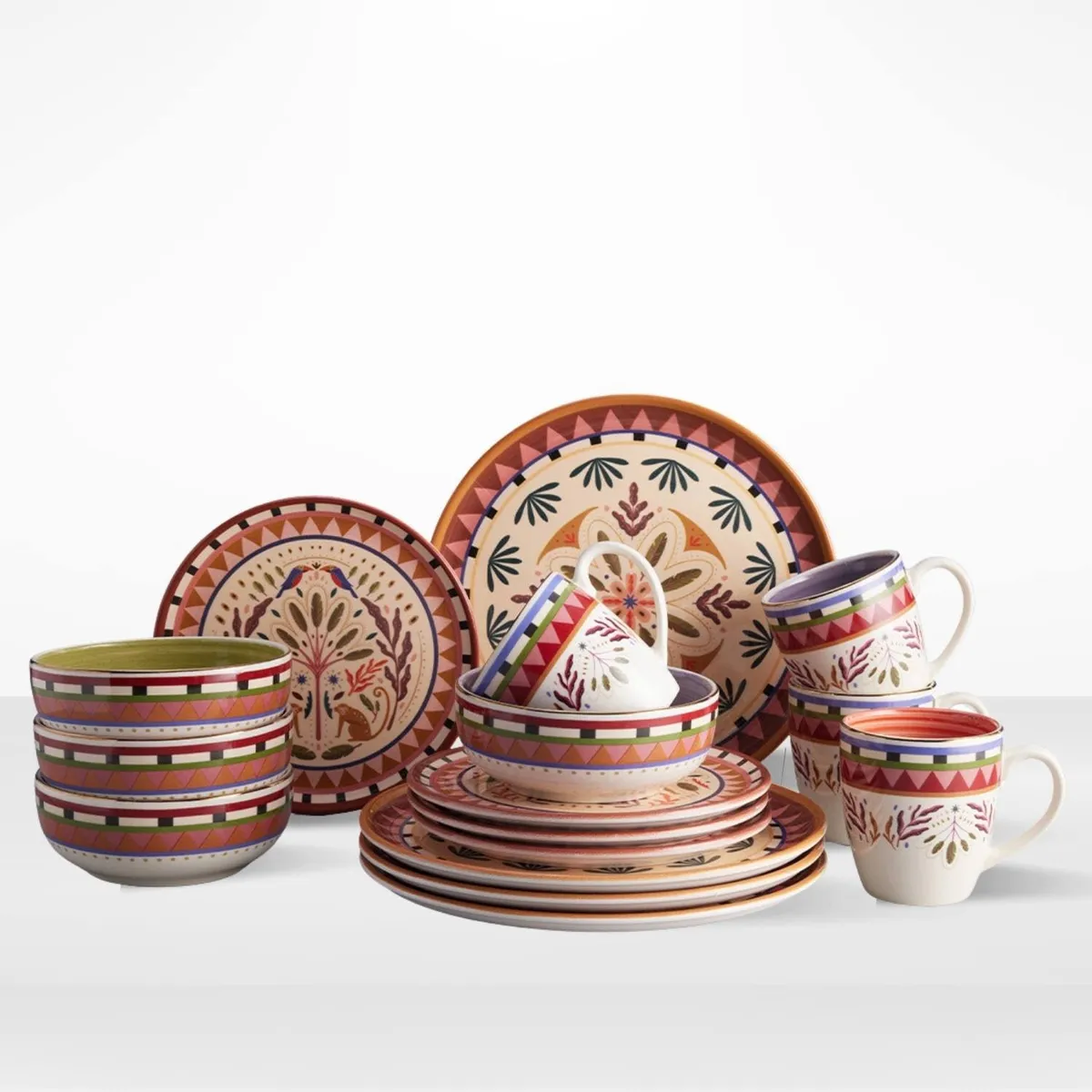 CORONA - Juego de Vajillas Selvatica 16 Piezas Corona