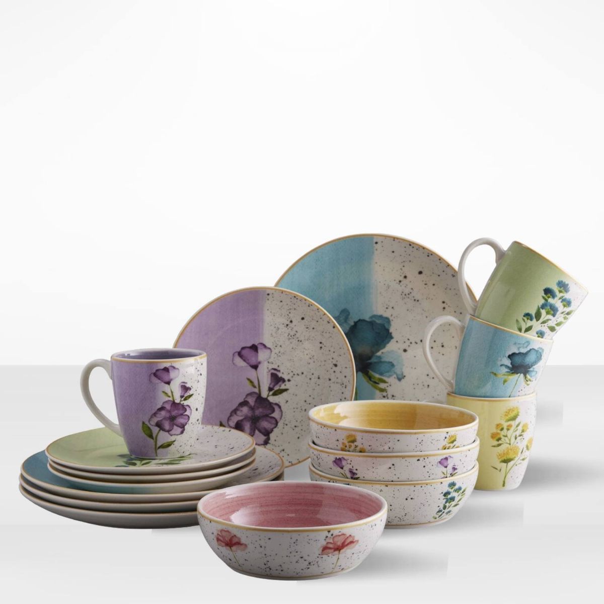 CORONA - Juego de Vajillas Armonia 16 Piezas Coronona