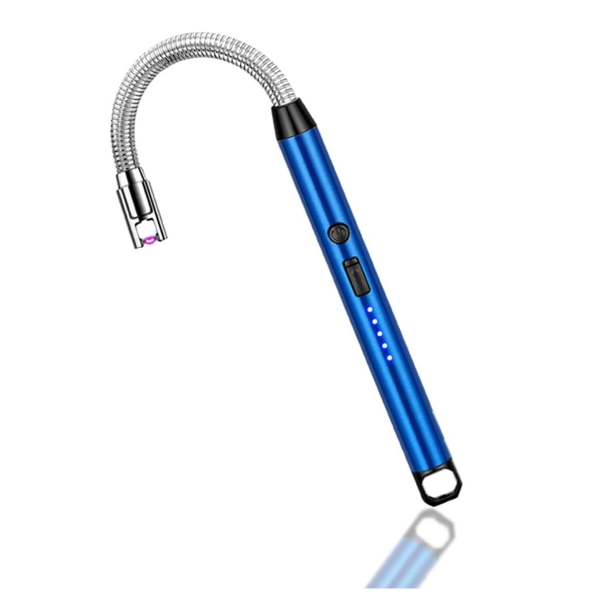 GENERICO - ENCENDEDOR ELÉCTRICO RECARGABLE AZUL