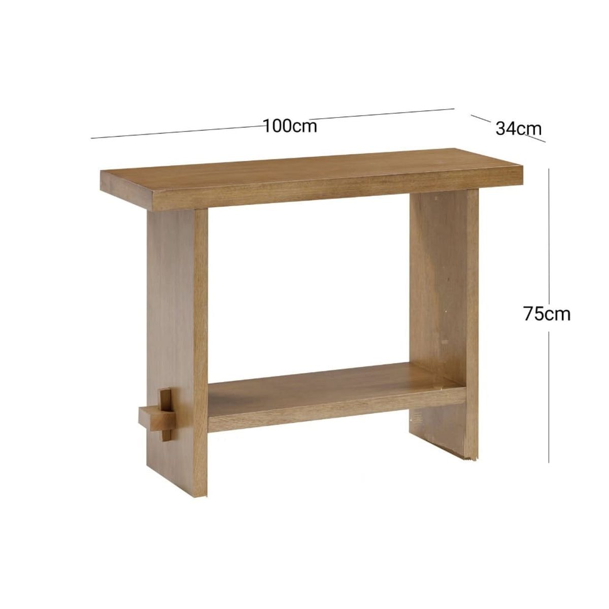 GENERICO - Consola Frida 100cm De Madera Pandora Home