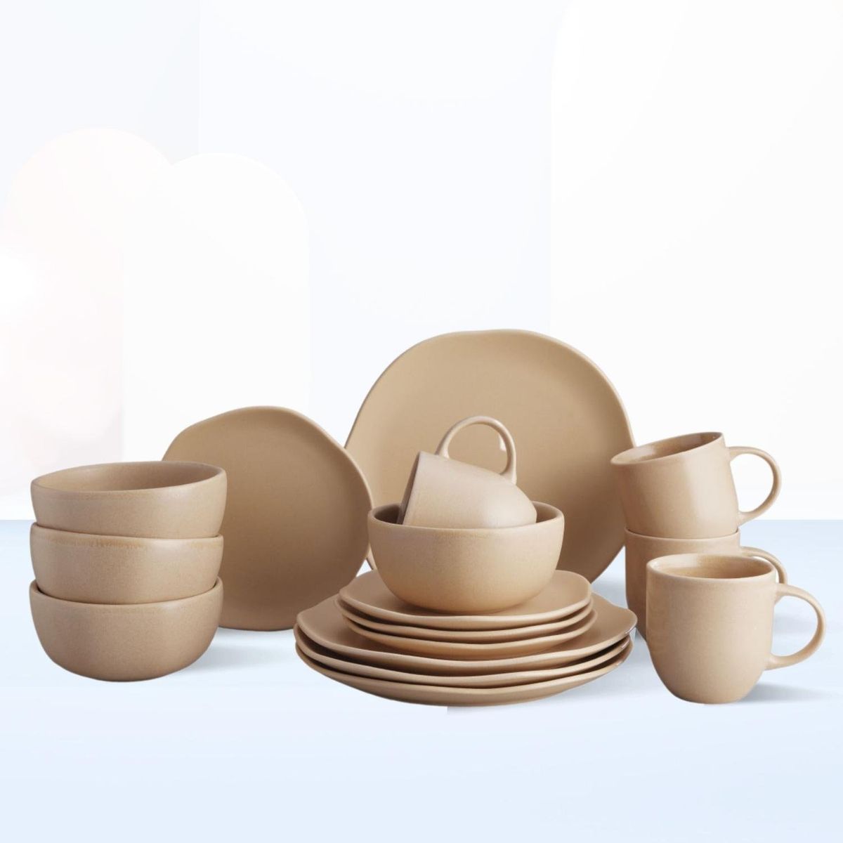 CORONA - Juego de Vajillas Areia 16 Piezas Corona