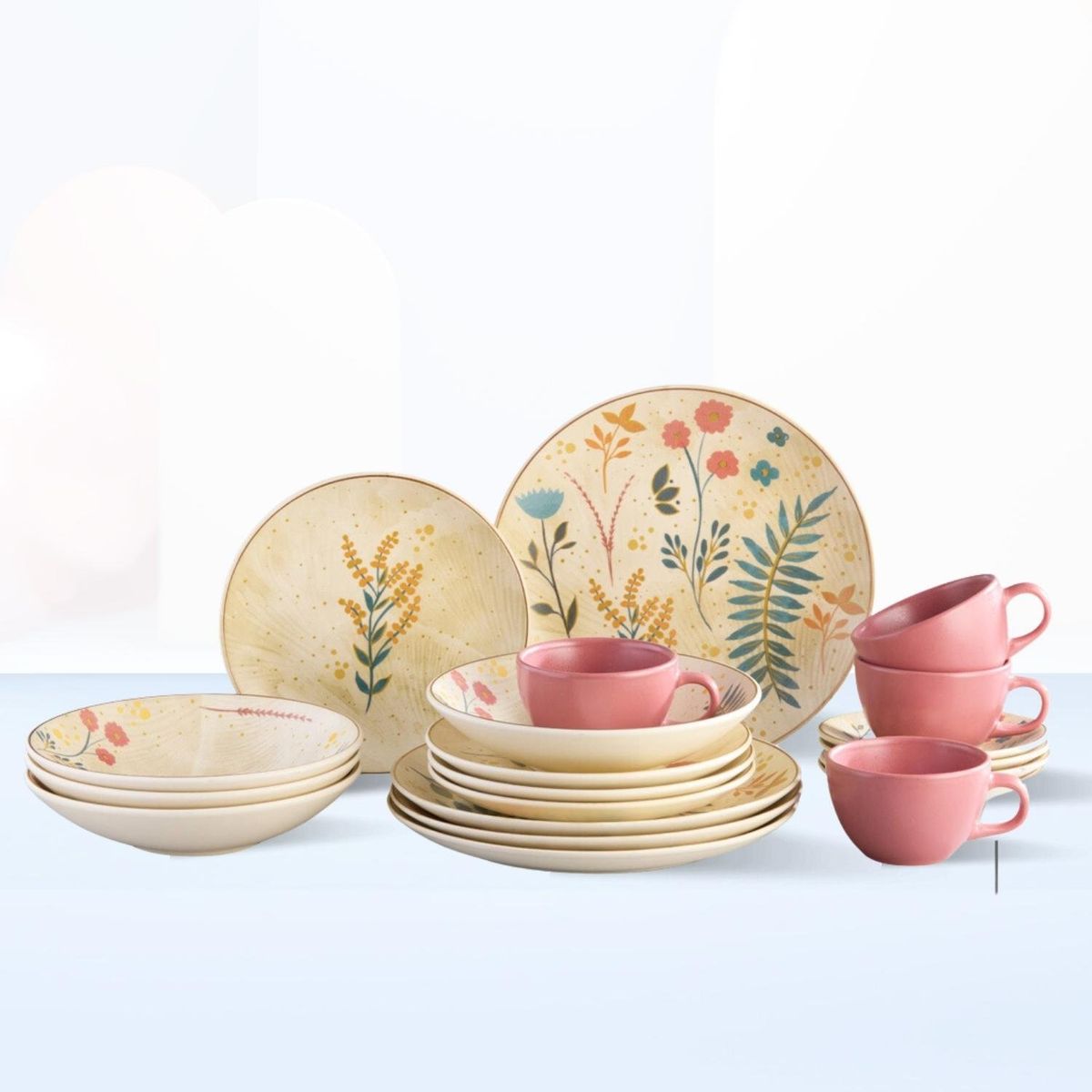 CORONA - Juego de Vajillas Arabella 20 Piezas Corona