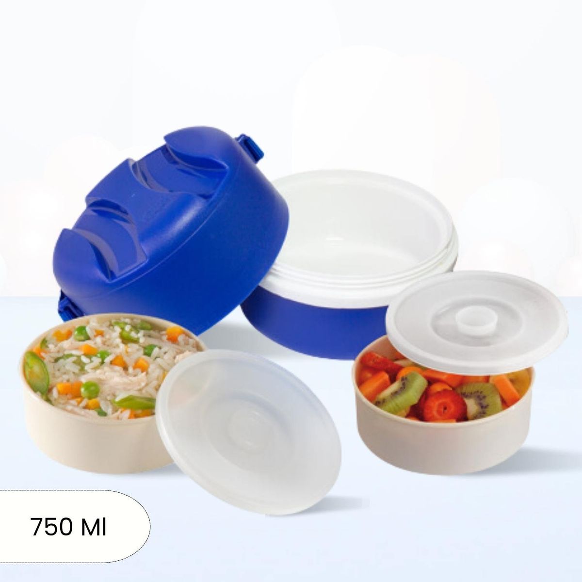 POLIMES - Termo de Comida Pawer Pack Azul 750 Ml