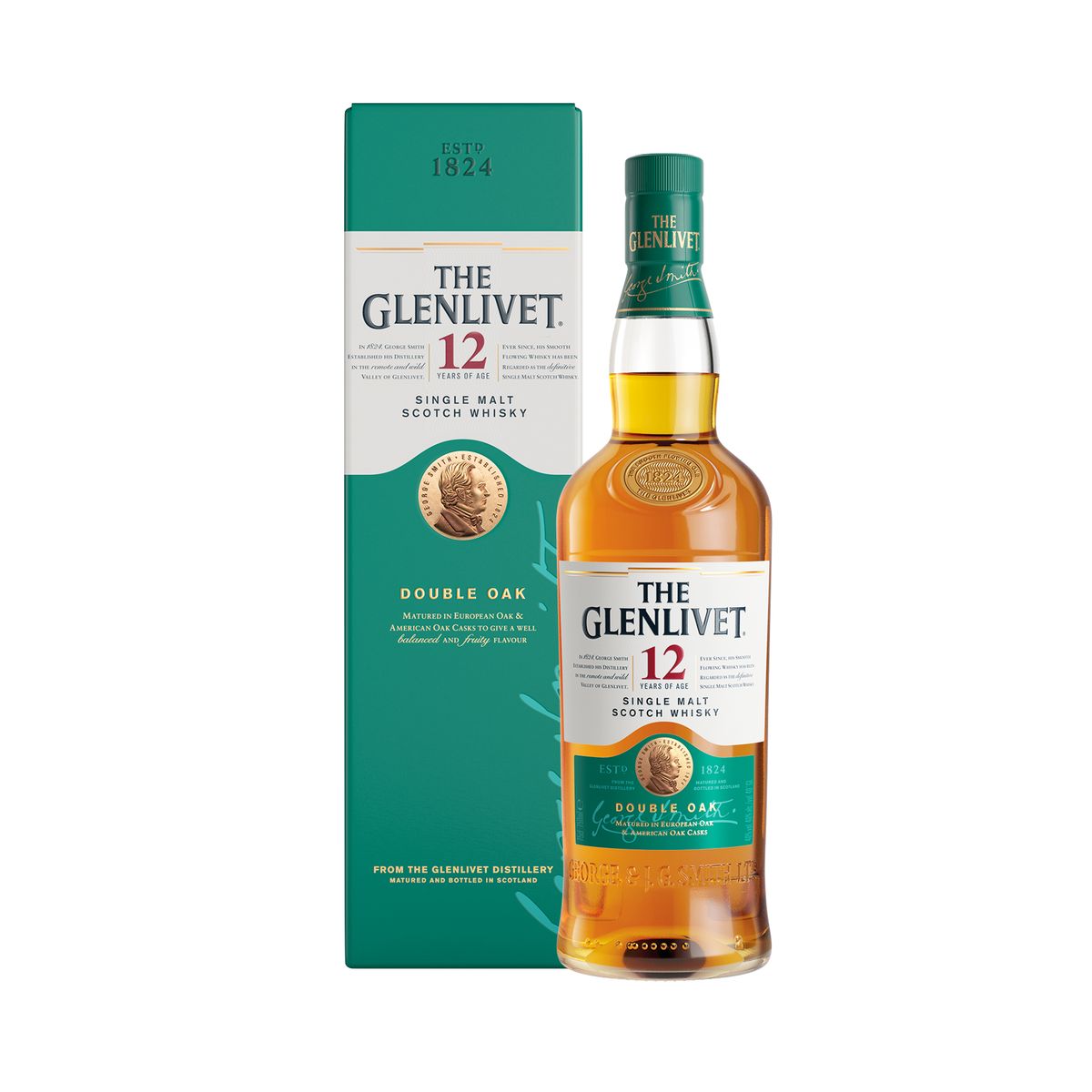 THE GLENLIVET - WHISKY THE GLENLIVET 12 AÑOS 700ml