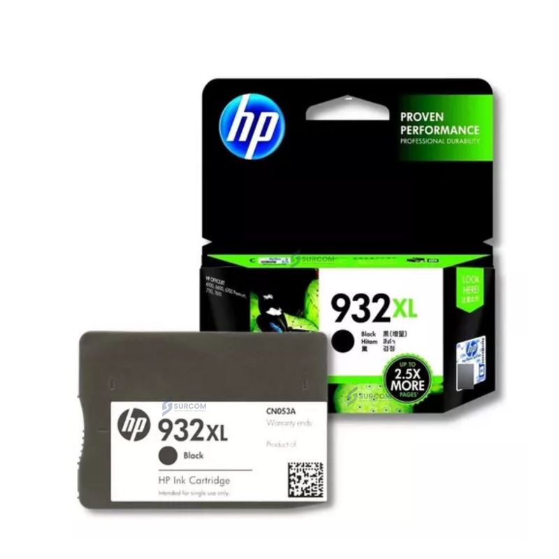 HP - Cartucho de Tinta HP 932XL Negro CN053AL Original