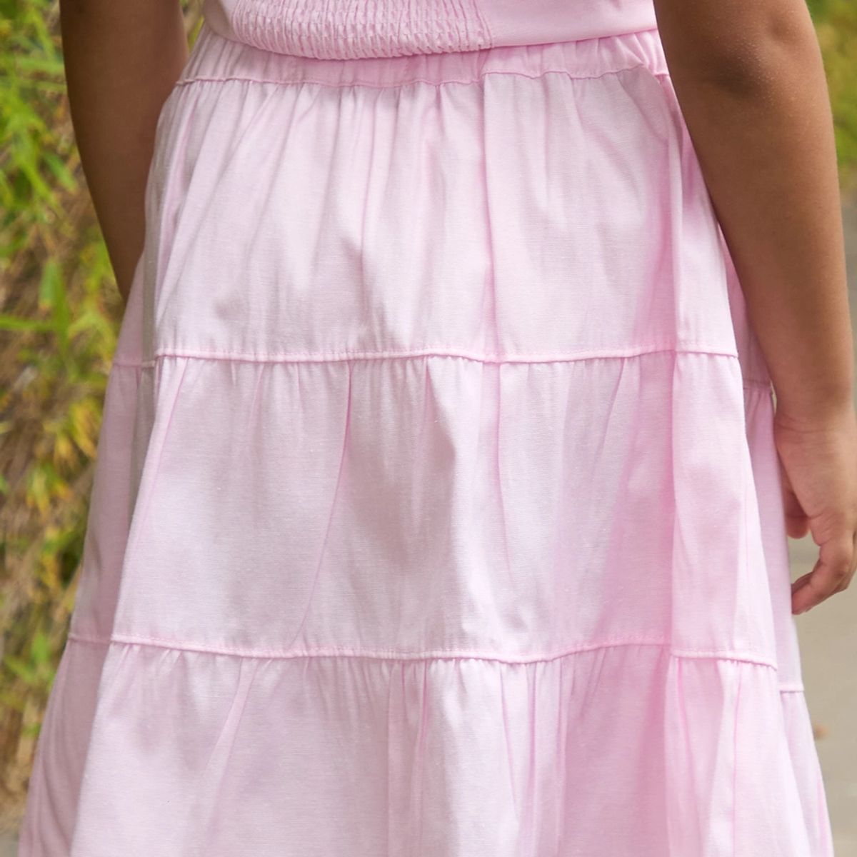 KIDS MASHMELO - Outfit de Top con Falda Larga en Oxford para Niña - Kids Mahmelo