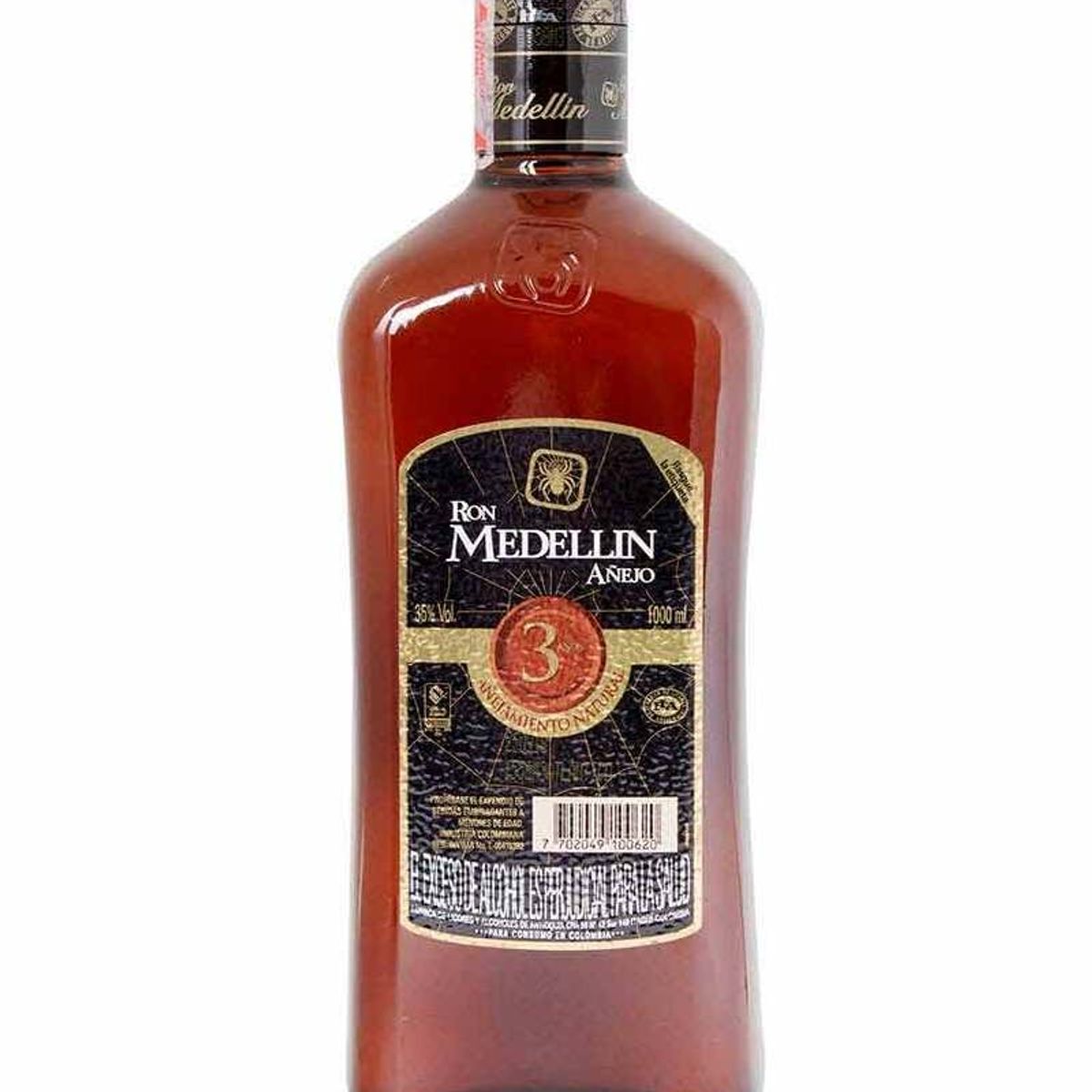 GENERICO - Ron Medellin Añejo 3 años 1L