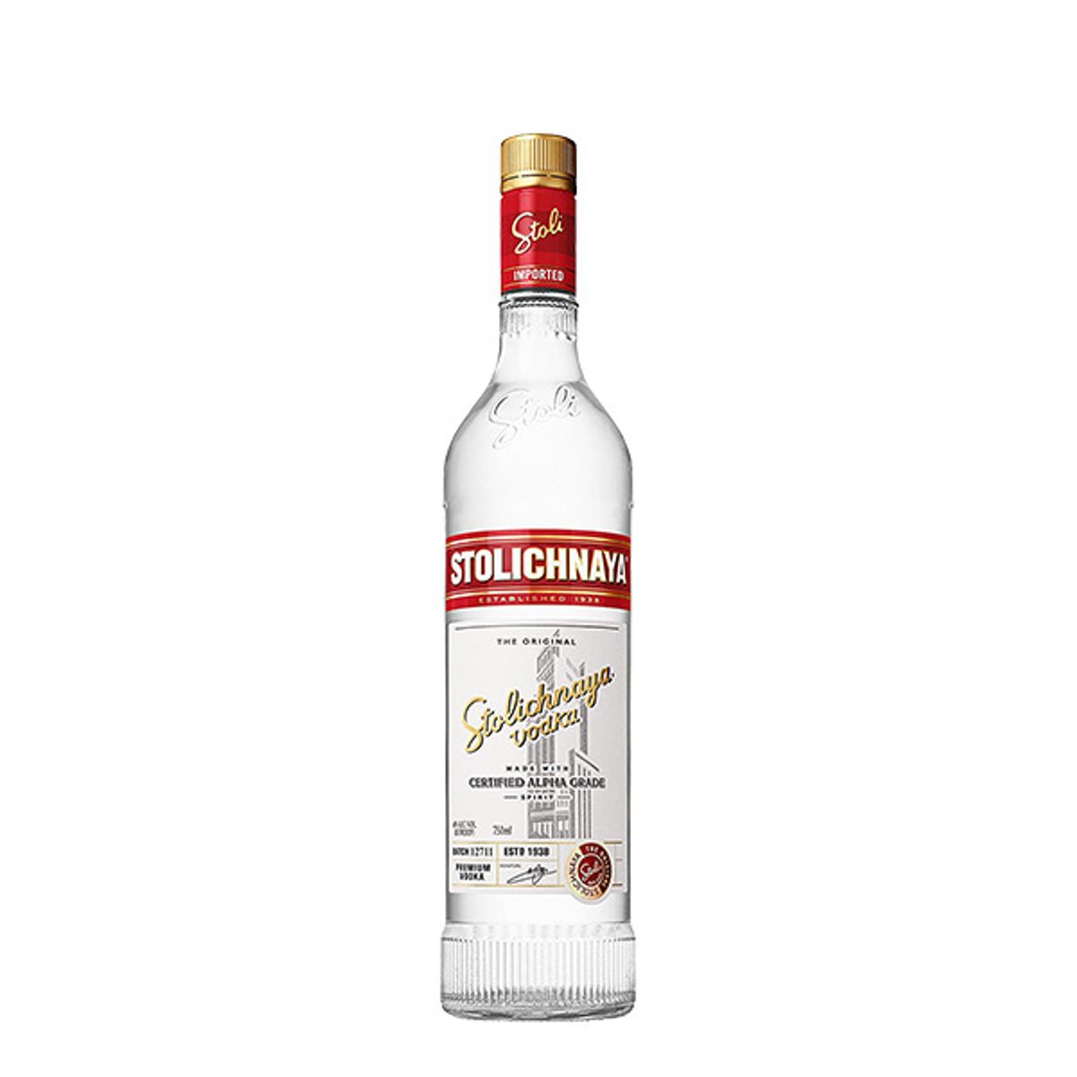 STOLICHNAYA - Vodka Stolichnaya Botella 750ML