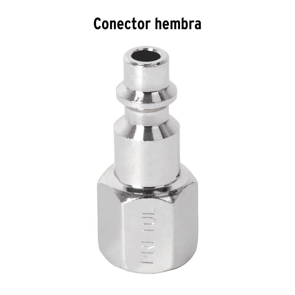 PRETUL - Conector 1/4" Hembra para Compresora 27022 Pretul