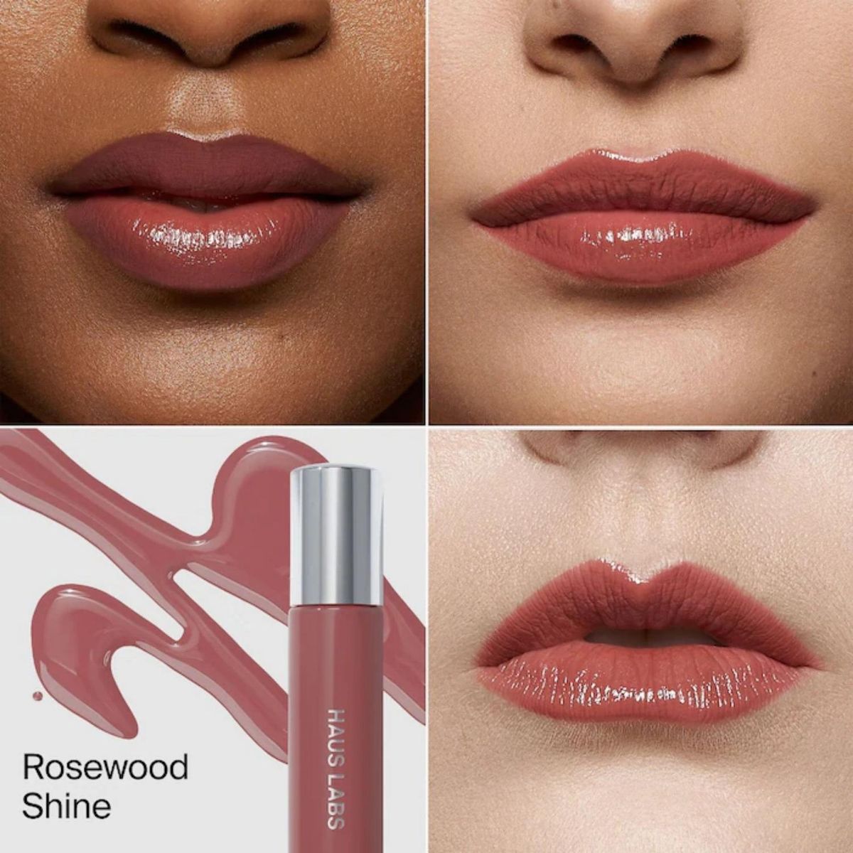 HAUS LABS - Labial líquido Larga Duración Atomic Shake HausLabs by Lady Gaga - Rosewood