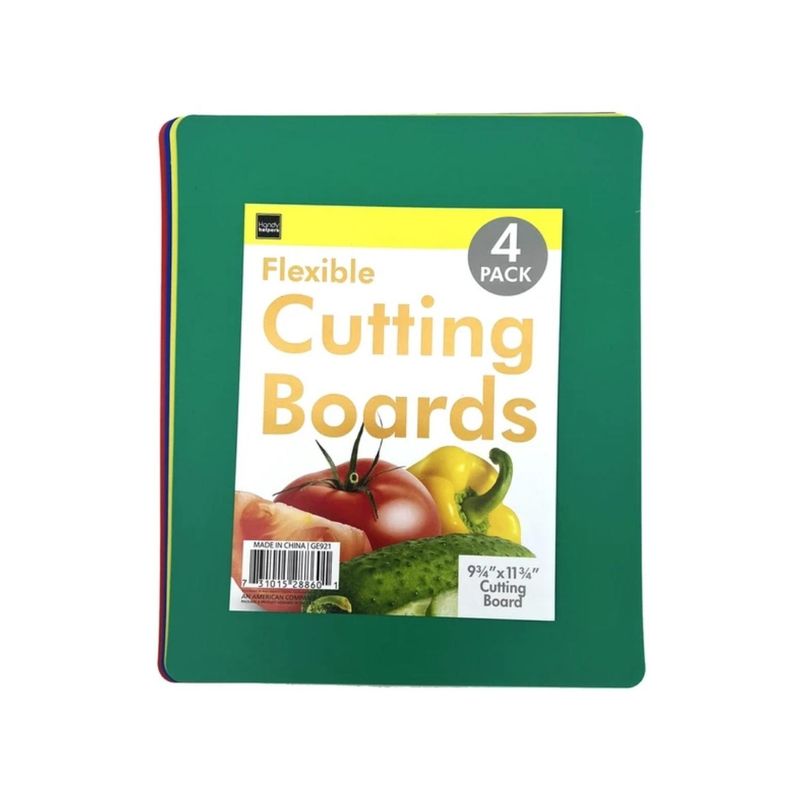 GENERICO - Tablas de cortar flexibles Set x 4 piezas