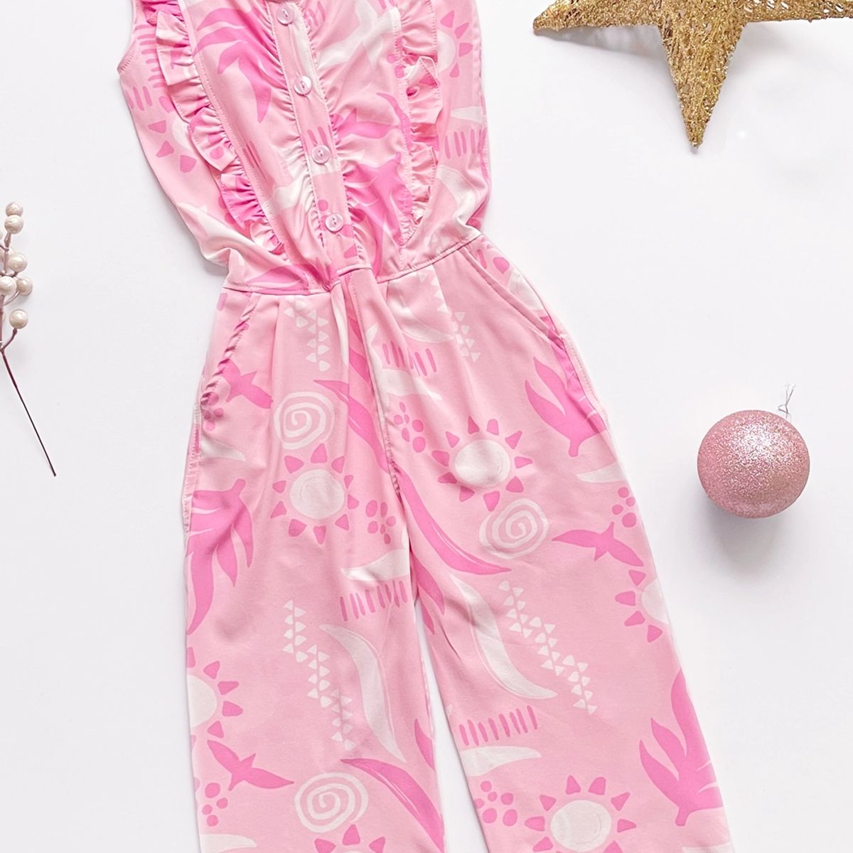 KIDS MASHMELO - Enterizo Pantalon Estampado para Niña - Kids Mashmelo