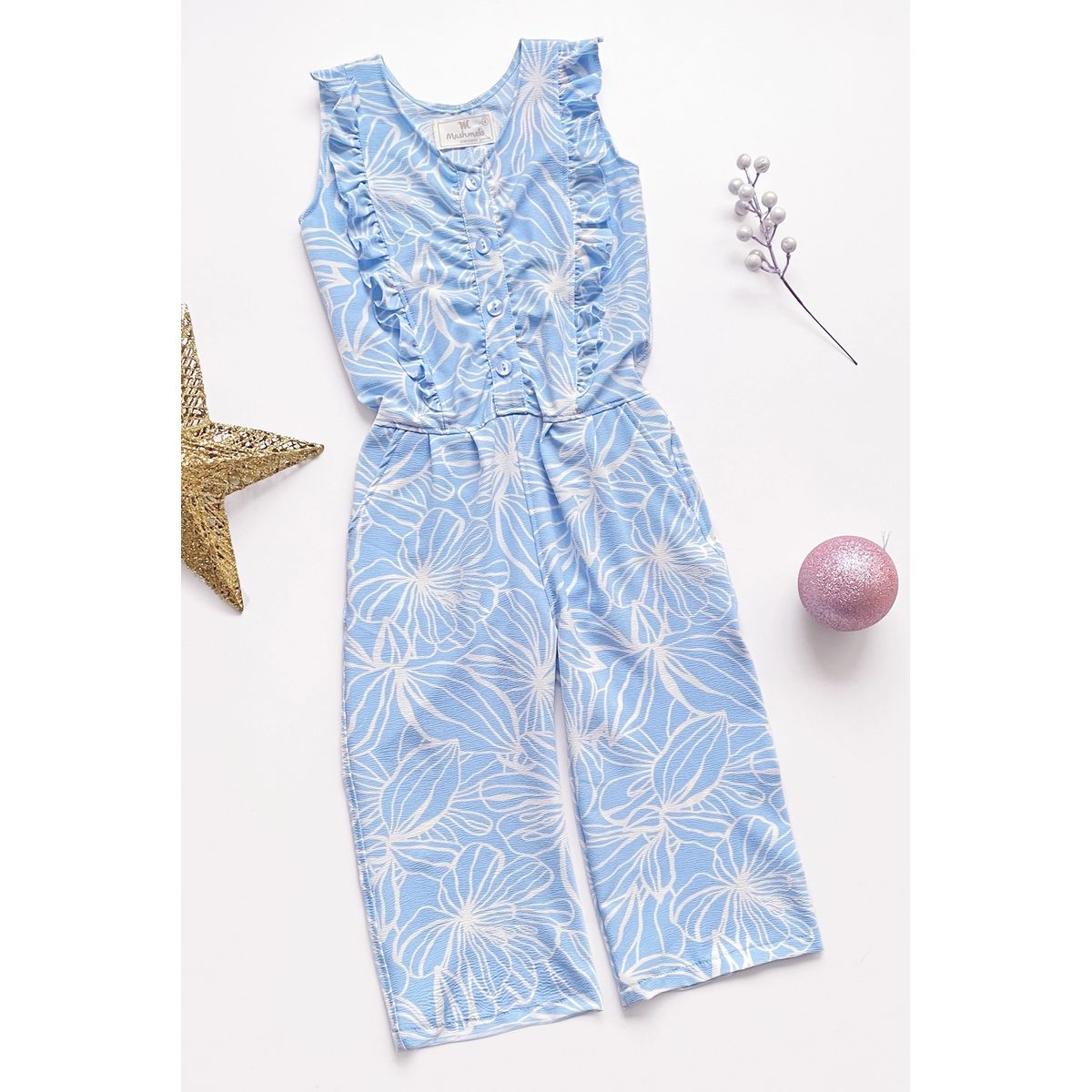 KIDS MASHMELO - Enterizo Pantalon Estampado para Niña - Kids Mashmelo